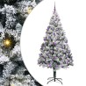 Sapin de Noël artificiel Blanc 210 cm PVC, Acier et Plastique 581632581632