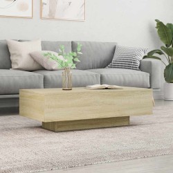 Table basse chêne sonoma 100x49,5x31 cm bois d'ingénierie 581633581633