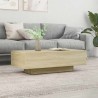 Table basse chêne sonoma 100x49,5x31 cm bois d'ingénierie 581633581633
