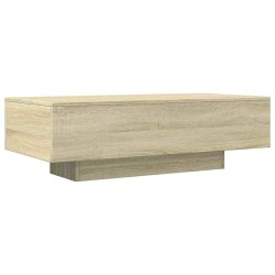 Table basse chêne sonoma 100x49,5x31 cm bois d'ingénierie 581633581633