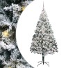 Sapin de Noël artificiel Blanc 210 cm PVC, Acier et Plastique 581634581634
