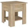 Table basse chêne sonoma 40x40x42 cm bois d'ingénierie 581636581636