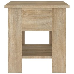 Table basse chêne sonoma 40x40x42 cm bois d'ingénierie 581636581636