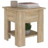 Table basse chêne sonoma 40x40x42 cm bois d'ingénierie 581636581636