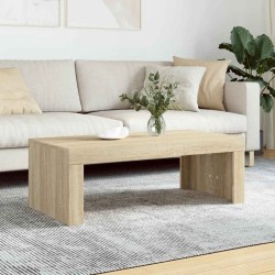 Table basse chêne sonoma 102x50x36 cm bois d'ingénierie 581637581637