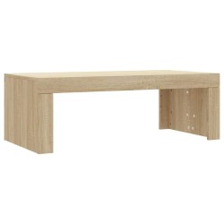 Table basse chêne sonoma 102x50x36 cm bois d'ingénierie 581637581637