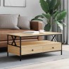 Table basse chêne sonoma 100x51x45 cm bois d'ingénierie 581638581638