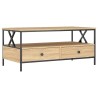 Table basse chêne sonoma 100x51x45 cm bois d'ingénierie 581638581638