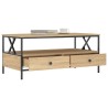 Table basse chêne sonoma 100x51x45 cm bois d'ingénierie 581638581638
