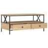 Table basse chêne sonoma 100x51x45 cm bois d'ingénierie 581638581638