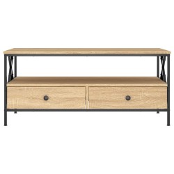 Table basse chêne sonoma 100x51x45 cm bois d'ingénierie 581638581638