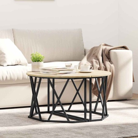 Table basse Chêne Sonoma 80 x 80 x 42 cm 581639581639