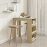 Table de bar avec rangement Chêne sonoma 102x50x103,5 cm 581652581652
