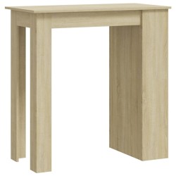 Table de bar avec rangement Chêne sonoma 102x50x103,5 cm 581652581652