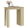 Table de bar avec rangement Chêne sonoma 102x50x103,5 cm 581652581652