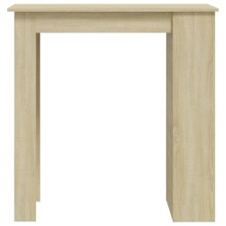 Table de bar avec rangement Chêne sonoma 102x50x103,5 cm 581652581652