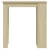 Table de bar avec rangement Chêne sonoma 102x50x103,5 cm 581652581652