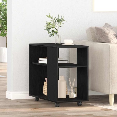 Table d'appoint en chêne noir 70 x 35 x 60 cm Bois d'ingénierie 581658581658
