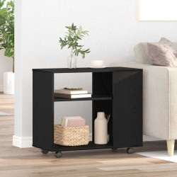 Table d'appoint en chêne noir 70 x 35 x 60 cm Bois d'ingénierie 581658581658