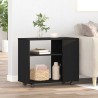 Table d'appoint en chêne noir 70 x 35 x 60 cm Bois d'ingénierie 581658581658