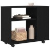 Table d'appoint en chêne noir 70 x 35 x 60 cm Bois d'ingénierie 581658581658