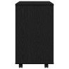 Table d'appoint en chêne noir 70 x 35 x 60 cm Bois d'ingénierie 581658581658