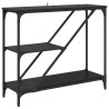 Table console Chêne noir 88,5 x 30 x 75 cm Bois d'ingénierie 581660581660