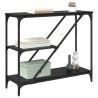 Table console Chêne noir 88,5 x 30 x 75 cm Bois d'ingénierie 581660581660