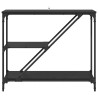 Table console Chêne noir 88,5 x 30 x 75 cm Bois d'ingénierie 581660581660