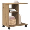 Table d'appoint chêne artisanal 50 x 30 x 55 cm 581661581661