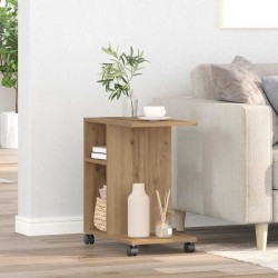 Table d'appoint chêne artisanal 50 x 30 x 55 cm 581661581661
