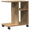 Table d'appoint chêne artisanal 50 x 30 x 55 cm 581661581661