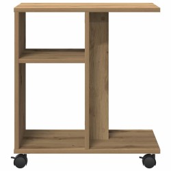 Table d'appoint chêne artisanal 50 x 30 x 55 cm 581661581661