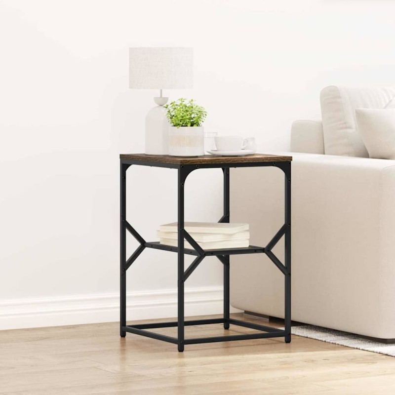 Table d'appoint Chêne fumé 41 x 40 x 60 cm 581662581662