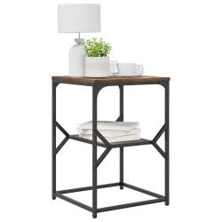 Table d'appoint Chêne fumé 41 x 40 x 60 cm 581662581662