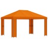 Pavillon 4 × 3 m Orange Polyester et Acier 190 gsm 581677581677