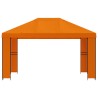 Pavillon 4 × 3 m Orange Polyester et Acier 190 gsm 581677581677