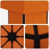 Pavillon 4 × 3 m Orange Polyester et Acier 190 gsm 581677581677