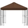 Pavillon 3 x 3 m Marron Polyester et Acier 190 gsm 581678581678