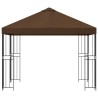 Pavillon 3 x 3 m Marron Polyester et Acier 190 gsm 581678581678