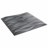Panneaux muraux 12 pcs Gris pierre 50 x 50 cm Mousse XPS 581679581679