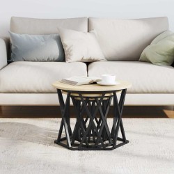 Table d'appoint empilable 3 pcs Chêne Sonoma 581680581680