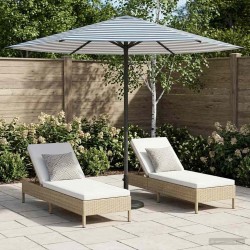 Parasol de jardin 230 x 230 cm Polyester Rectangulaire 581683581683
