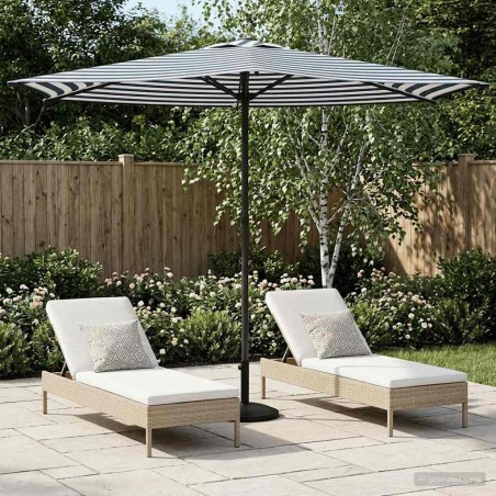 Parasol de jardin 270 x 270 cm Polyester Rectangulaire 581685581685