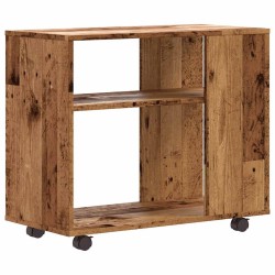 Table d'appoint vieux bois 70x35x55 cm bois d'ingénierie 581686581686
