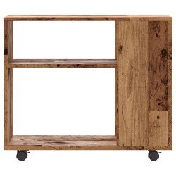 Table d'appoint vieux bois 70x35x55 cm bois d'ingénierie 581686581686