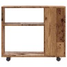 Table d'appoint vieux bois 70x35x55 cm bois d'ingénierie 581686581686