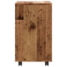Table d'appoint vieux bois 70x35x55 cm bois d'ingénierie 581686581686