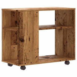 Table d'appoint vieux bois 70x35x55 cm bois d'ingénierie 581686581686