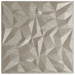 Panneaux muraux 12 pcs Béton Améthyste 50 x 50 cm Mousse XPS 581695581695